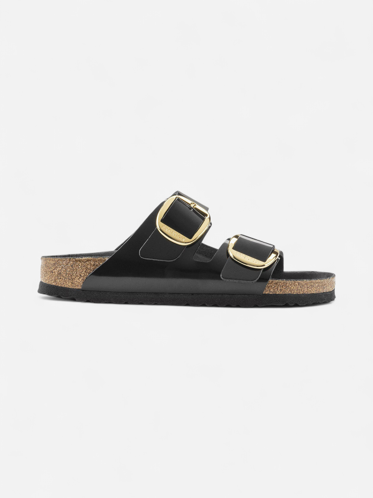 Birkenstock Arizona Big Buckle Leather Patent, musta