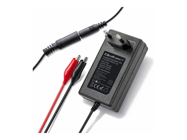 Qoltec Automaattinen akkulaturi AGM GEL STD 12V 2A