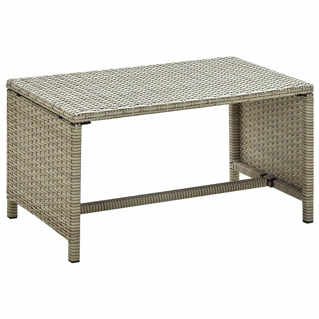 vidaXL Sohvapöytä beige 70x40x38 cm polyrottinki