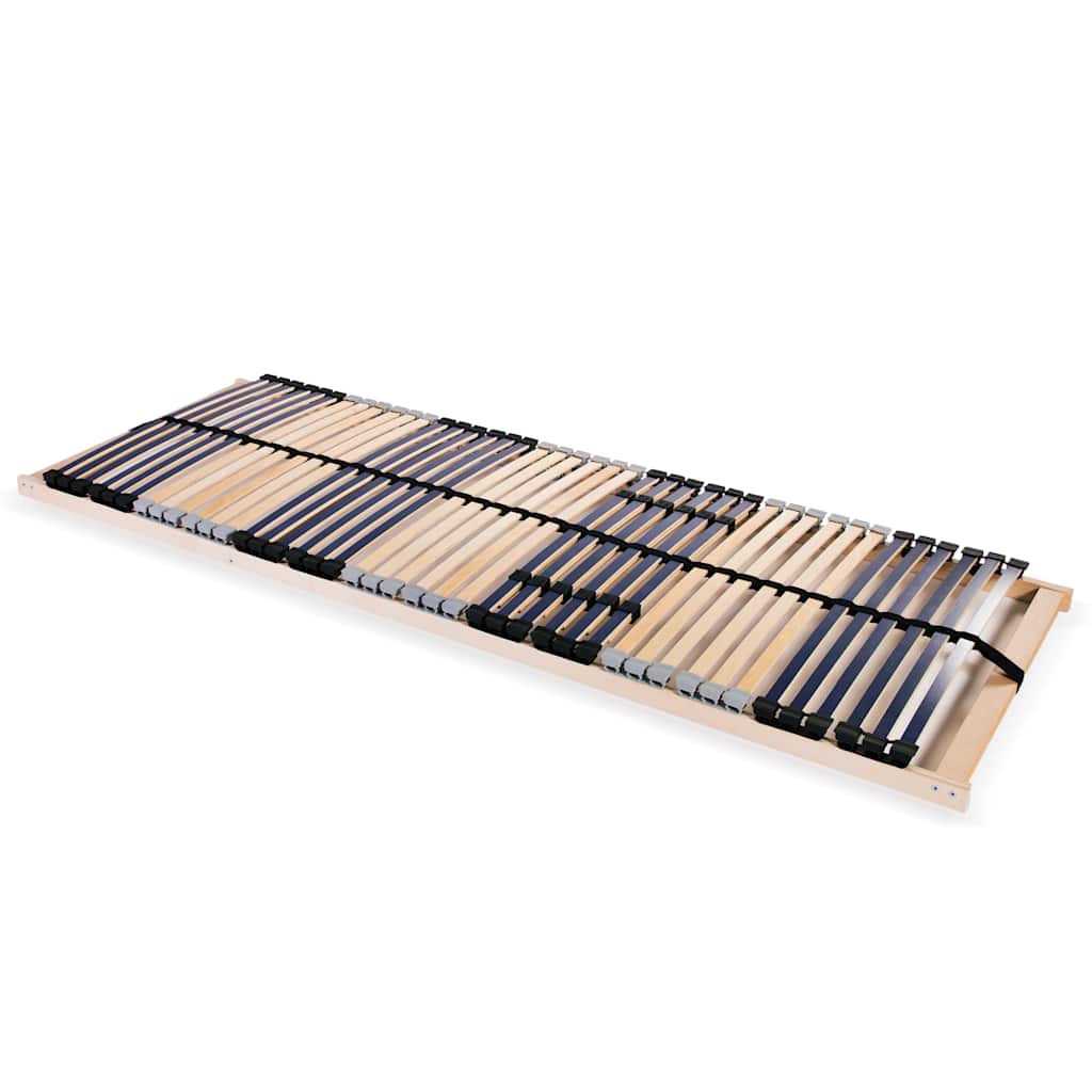 vidaXL Sängyn sälepohja 42 säleellä 7 vyöhykettä 90x200 cm