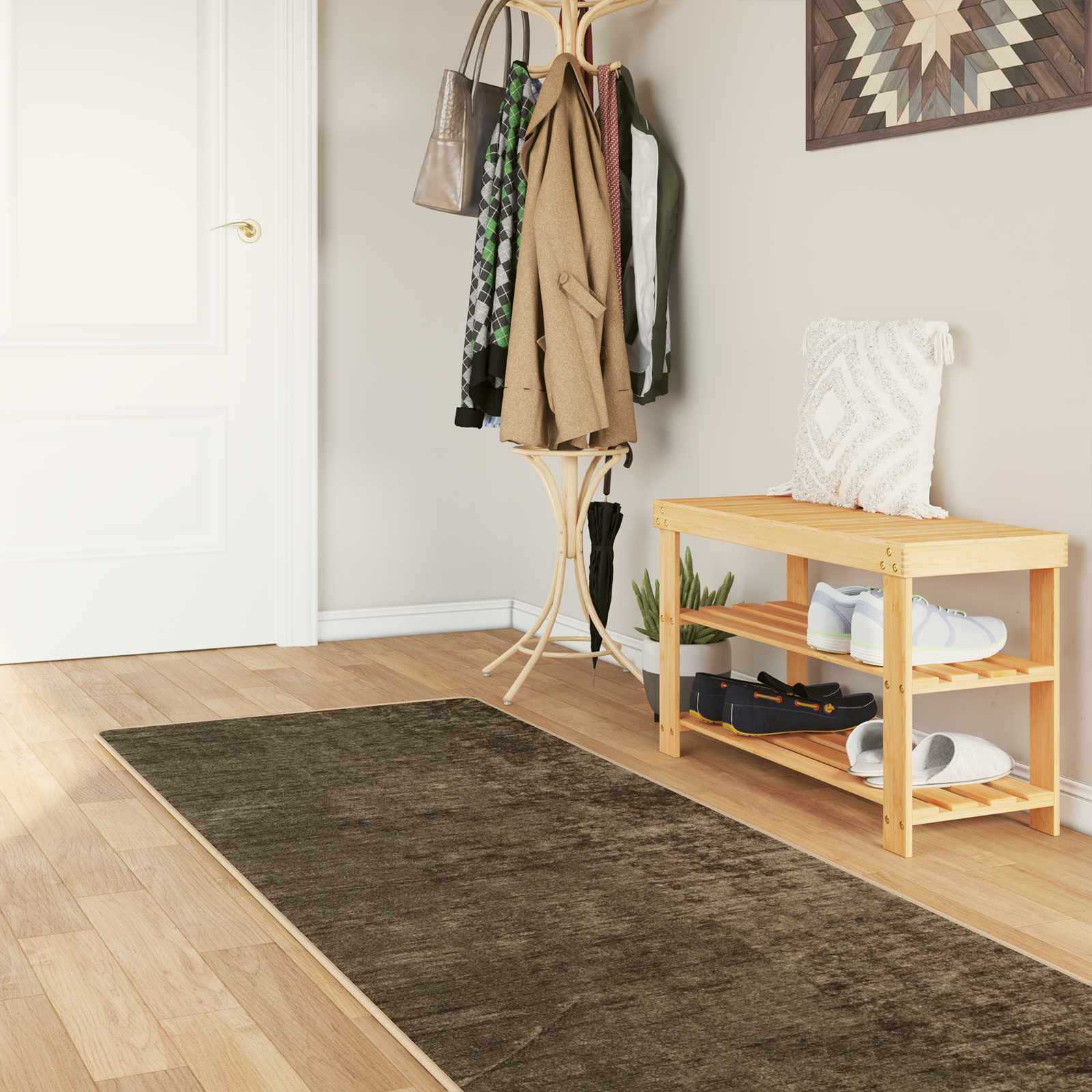 vidaXL Mattojuoksija MARSA Metsänvihreä 80 x 300 cm