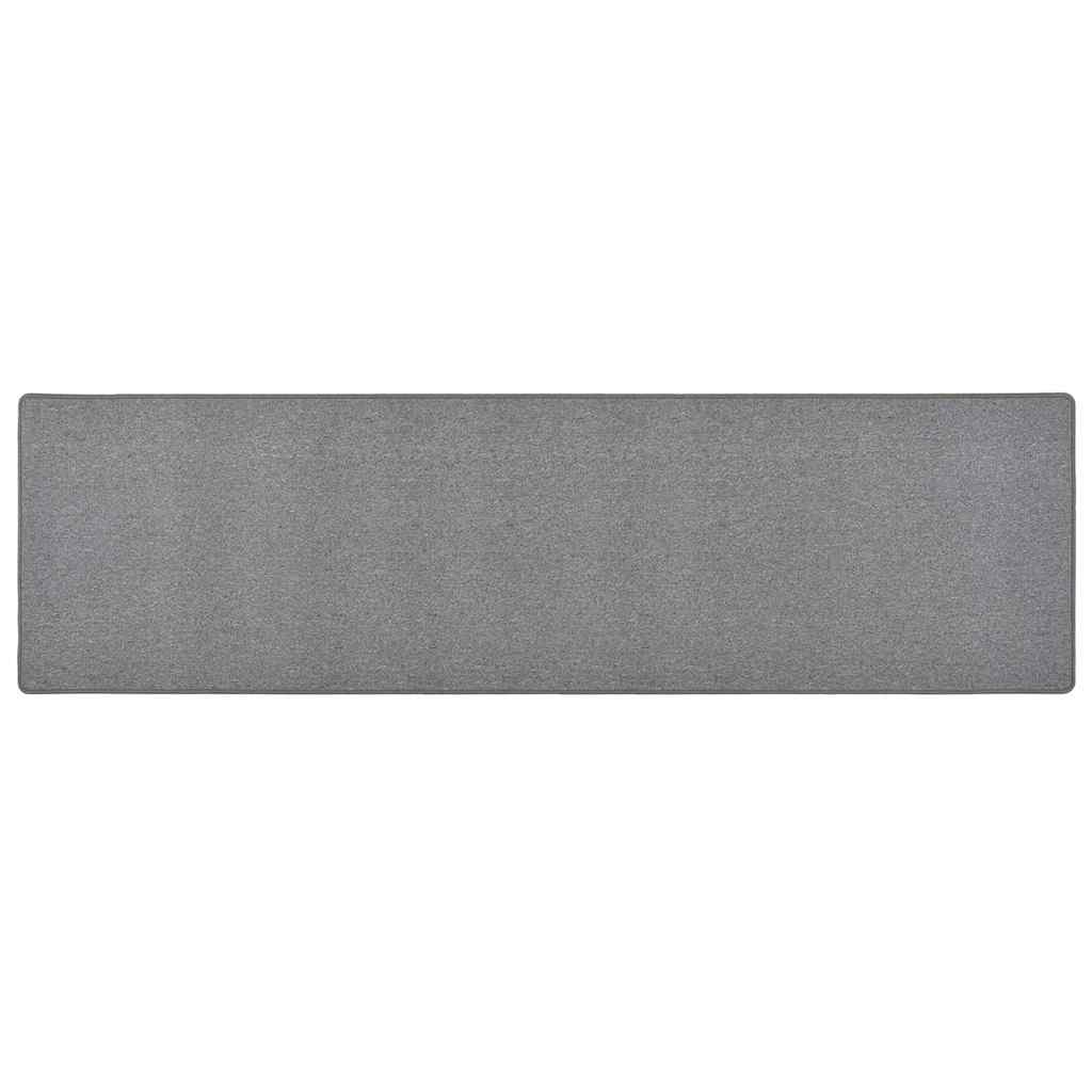vidaXL Käytävämatto tummanharmaa 80x300 cm