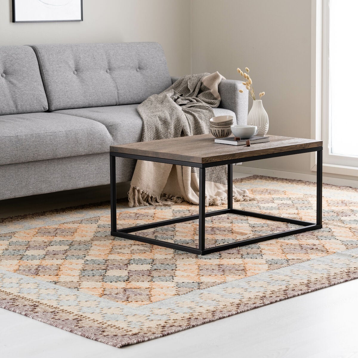 Pallas villamatto beige/ruskea 160x230 cm