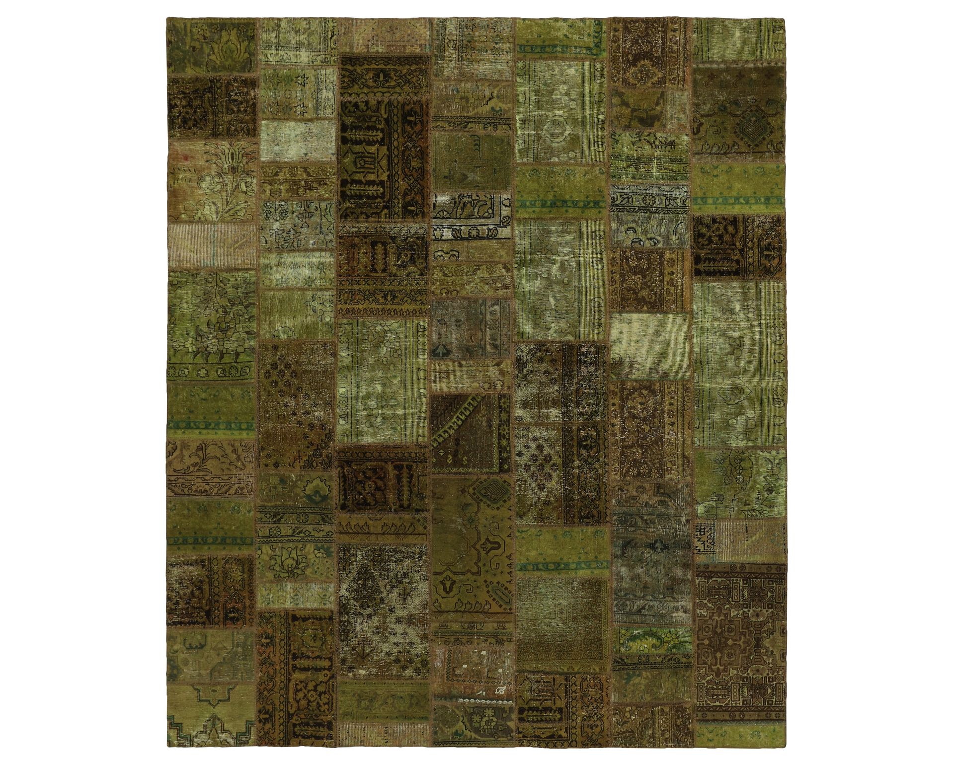 Vintage Patchwork itämainen matto 251 x 300 cm